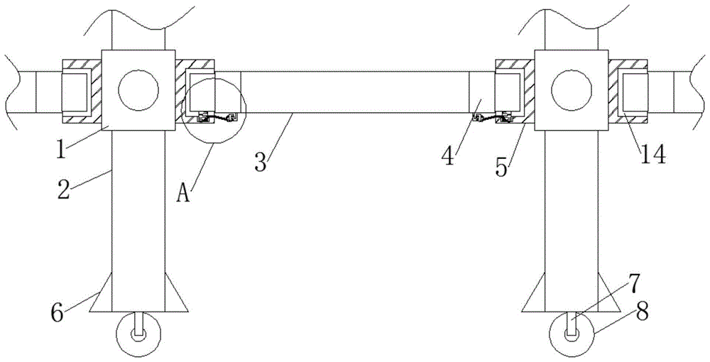 一种便于拆装的房建用脚手架的制作方法