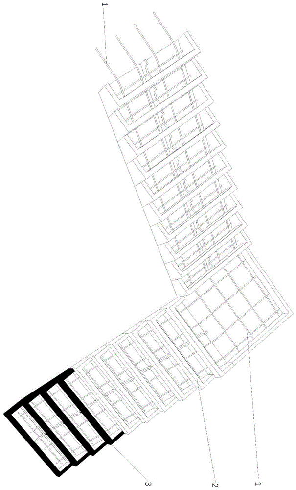 EPS空腔模块组合楼梯模的制作方法