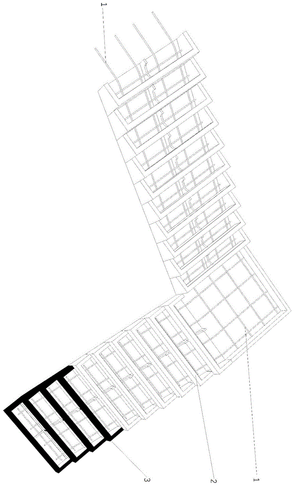 eps空腔模块组合楼梯模的制作方法