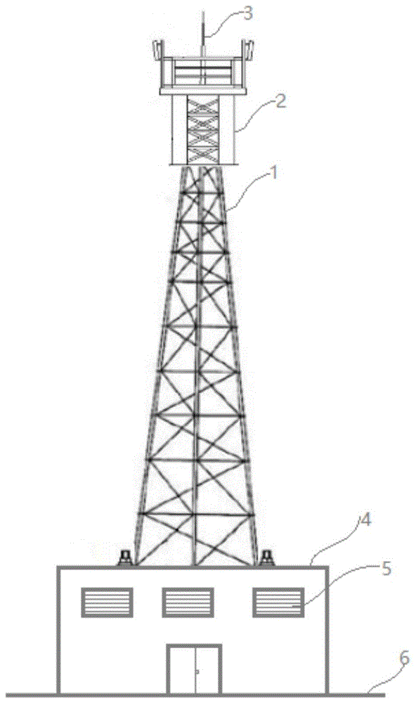 一种带有防震结构的通信铁塔的制作方法