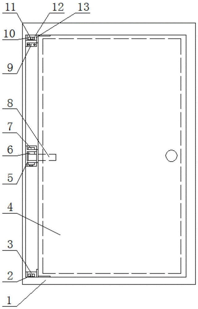 一种开合门用连接构件的制作方法