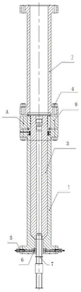 一种带伸缩可调节的油管挂装置的制作方法