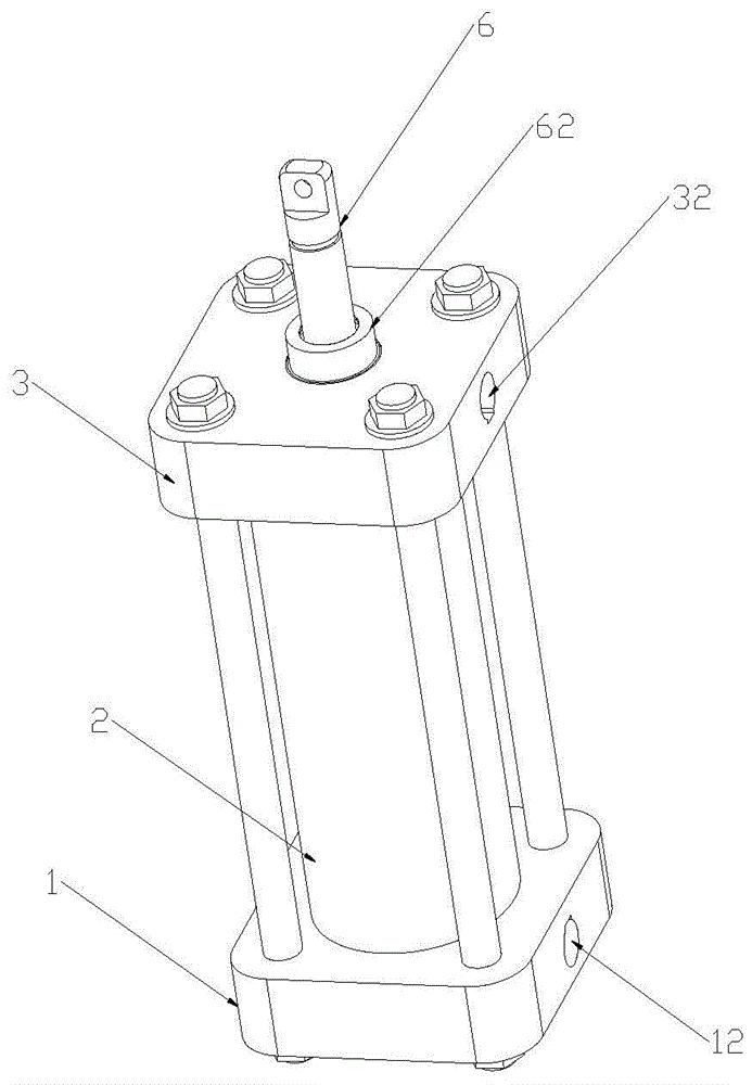 一种折弯机用补偿油缸的制作方法