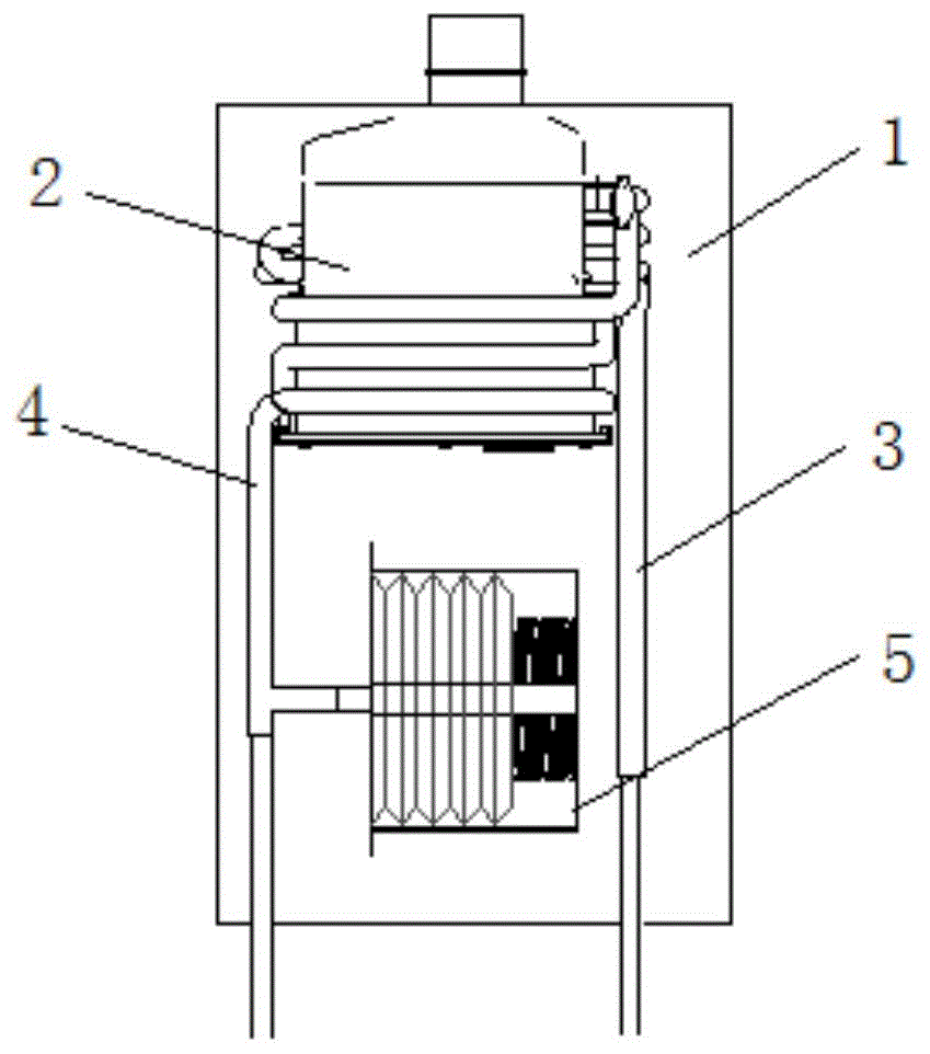 一种燃气快速热水器及降低停水温升的装置的制作方法