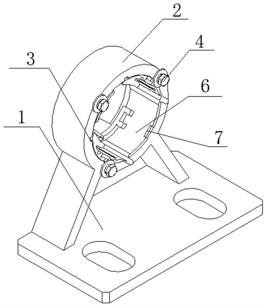 一种电机外壳安装定位螺栓孔固定的反拖试验支架的制作方法