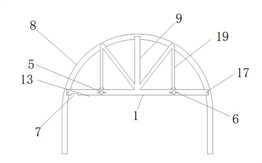 一种野外隧道用的钢拱支撑连接件的制作方法