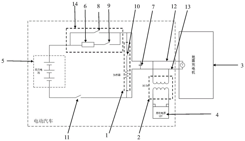 一种加热电压控制电路及汽车的制作方法