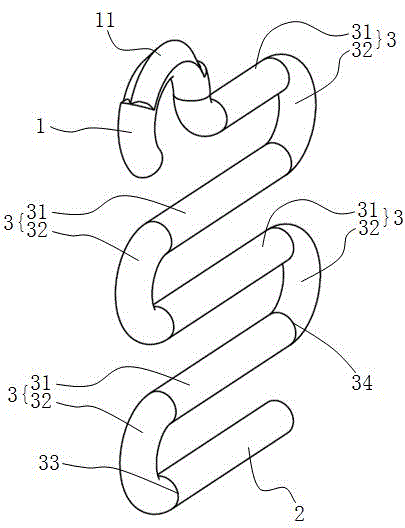 一种蛇形端子及应用其的连接器和电池插槽的制作方法