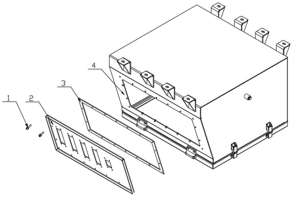 一种密封件具有弯折结构的分体式接线箱的制作方法