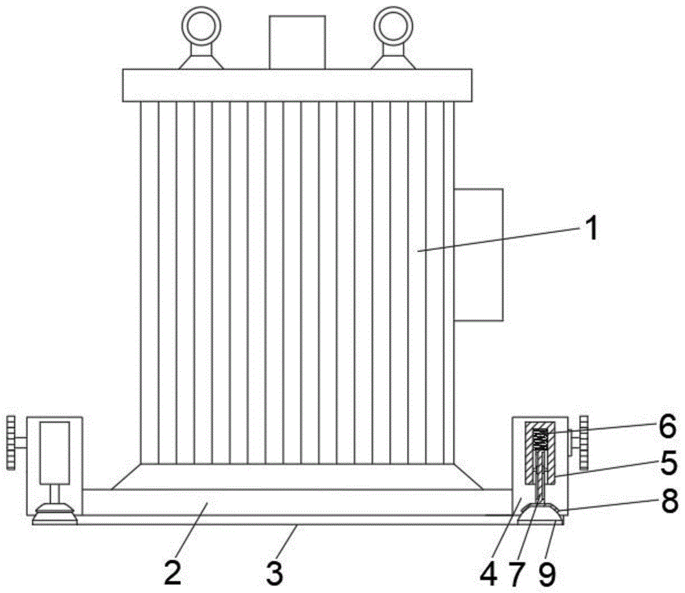 一种带有可拆卸减震结构的立式永磁直驱电机的制作方法
