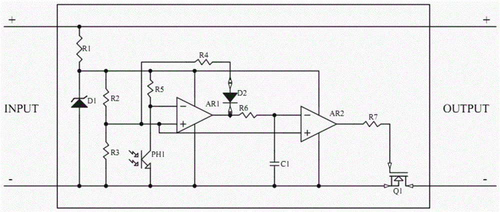 一种LED灯具光控开关电路及LED灯的制作方法