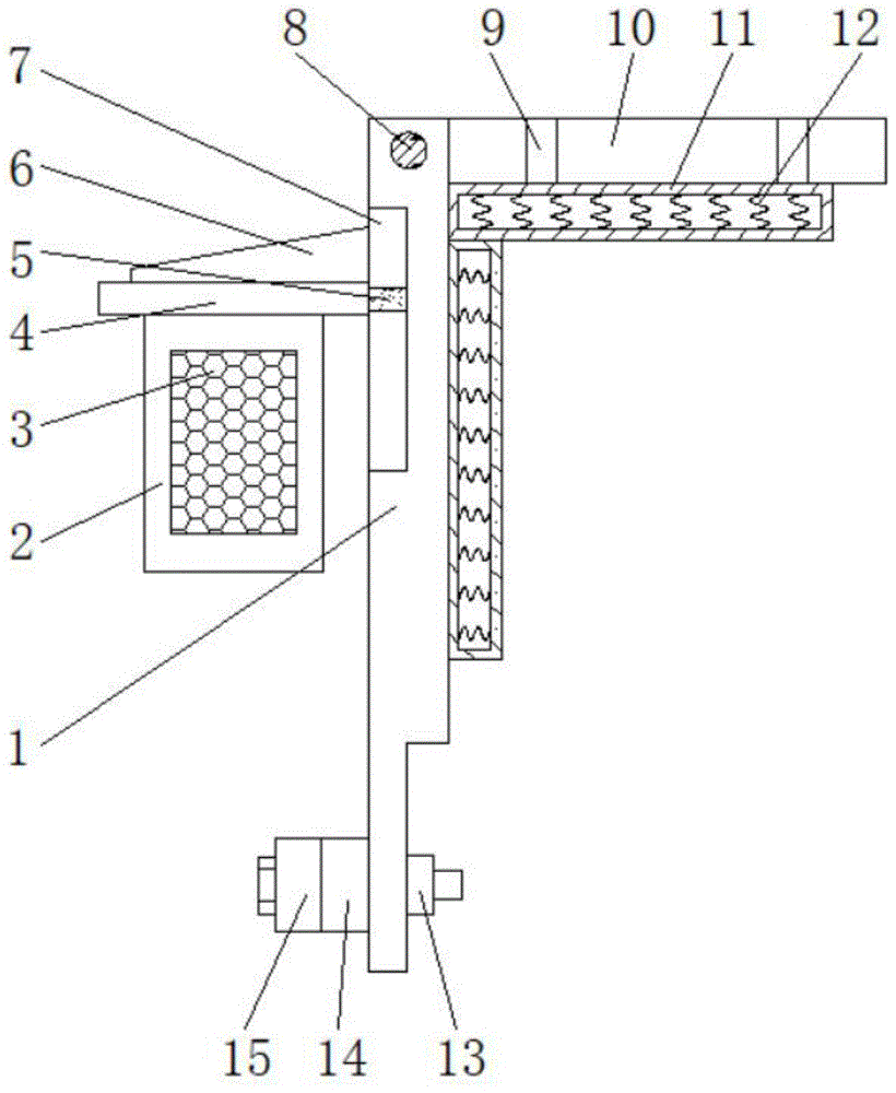 一种用于轨道车辆电气设备连接器的支架结构的制作方法