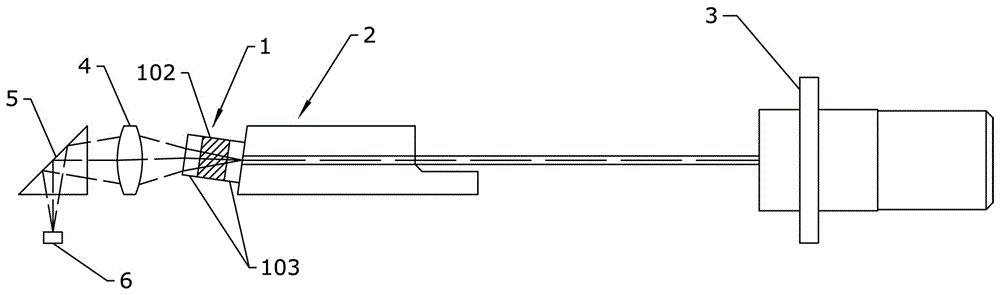 一种带偏振分光棱镜隔离器的光纤阵列结构的制作方法