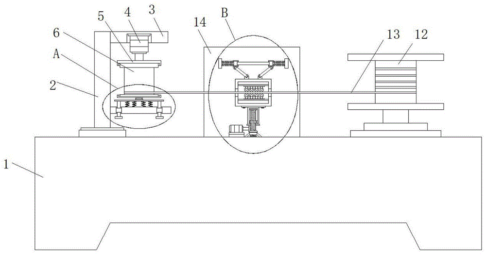 一种方型铁芯电感器的绕线装置的制作方法