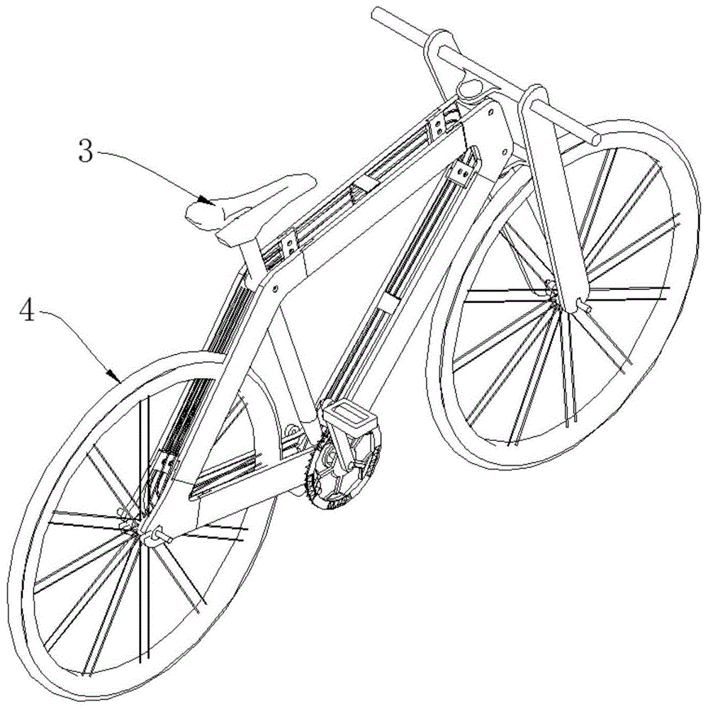 板式可拆装自行车及其车架的拼接模块的制作方法