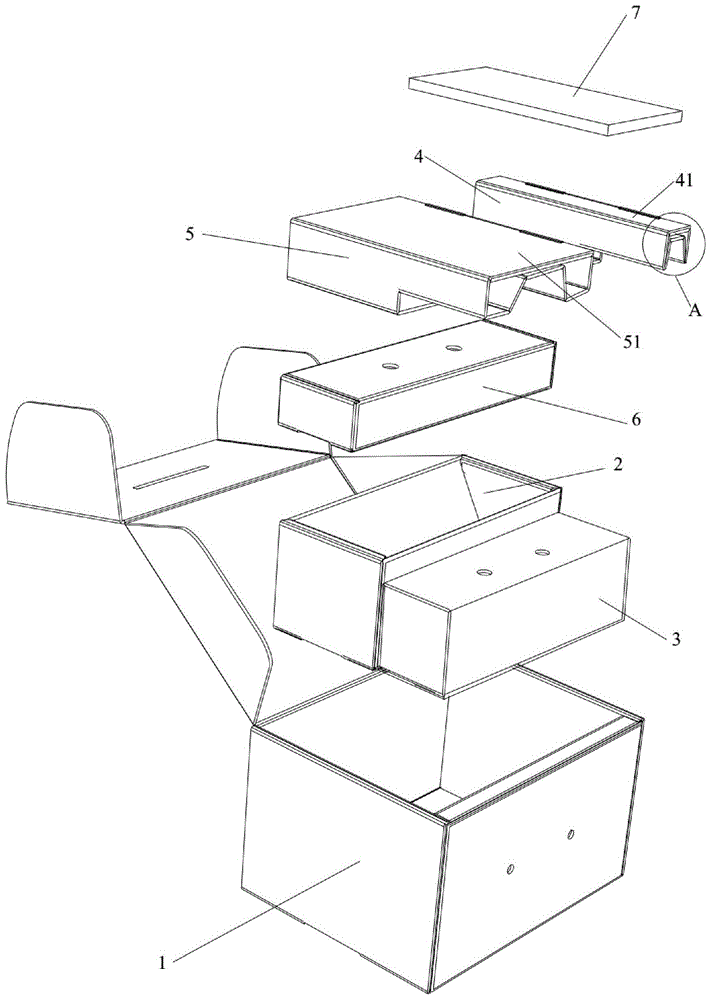 一种包装缓冲结构及包装盒的制作方法