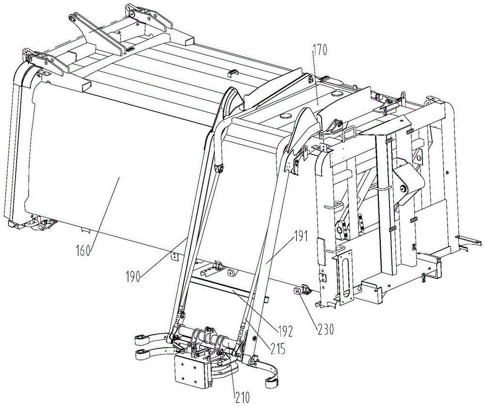 侧面上料装置及具有其的垃圾车的制作方法