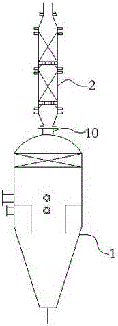 一种适用于高盐废水蒸发的二效蒸发器的制作方法