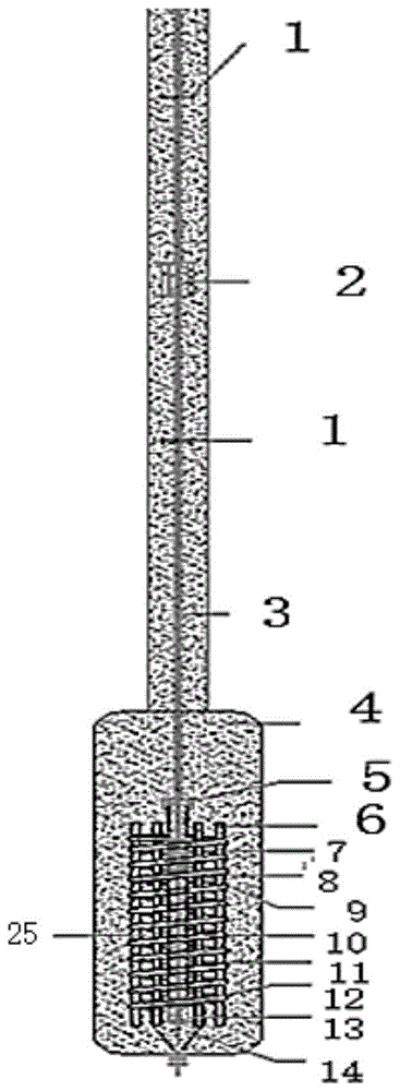 一种变直径钢筋笼扩大头锚杆桩系统的制作方法