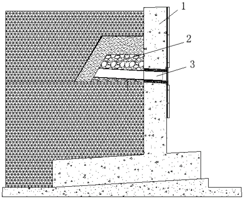 一种后置式挡土墙泄水孔的施工方法与流程