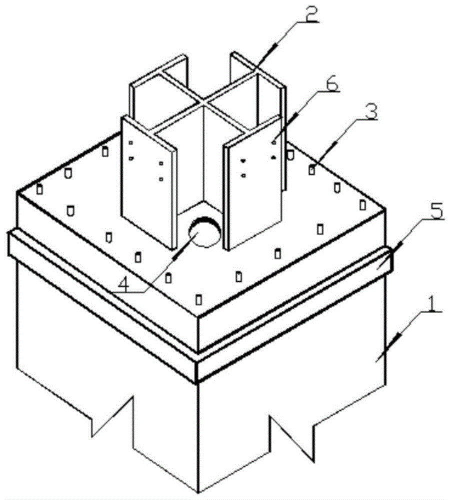 预制装配式劲性混凝土柱构件节点连接结构及支护方法与流程
