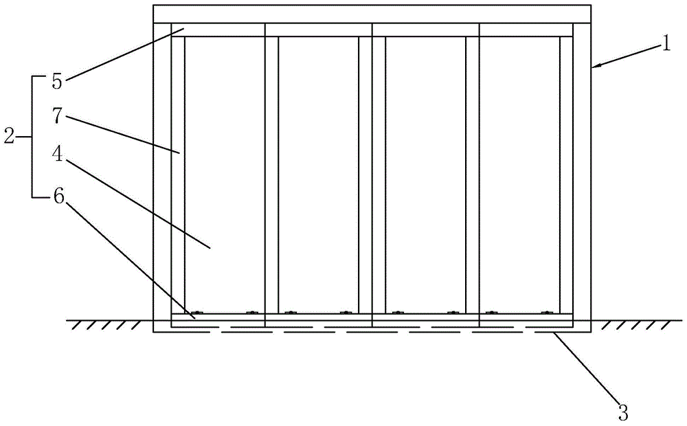 一种建筑装饰滑动门结构的制作方法