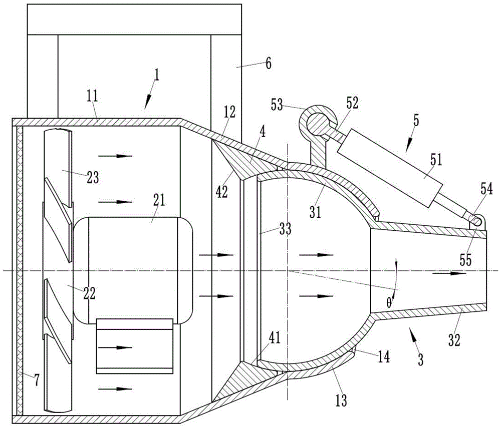 一种诱导型射流风机的制作方法