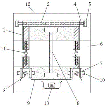 一种平压压痕切线机纸板固定装置的制作方法