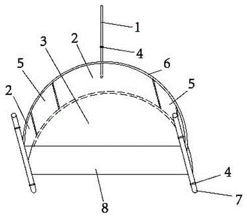 一种带伸缩杆的圆盘锯防护罩的制作方法