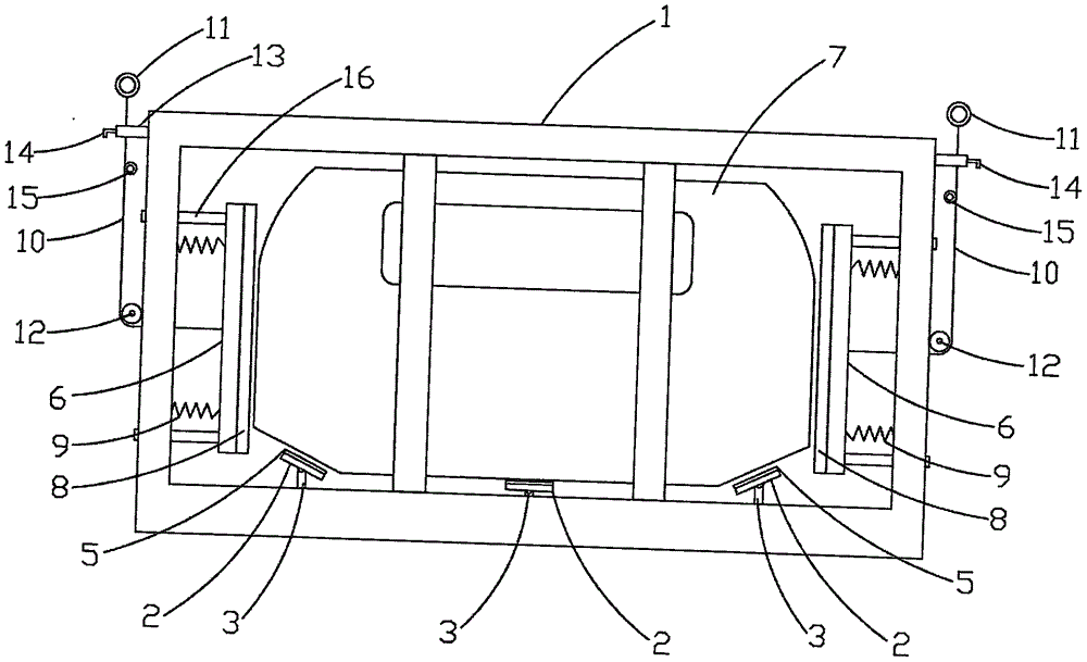 一种具有防变形功能的汽车尾门板装载容器的制作方法