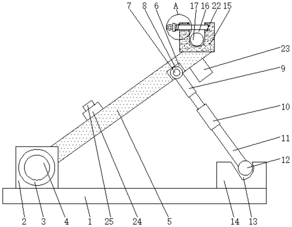 一种建筑施工现场放线架的制作方法