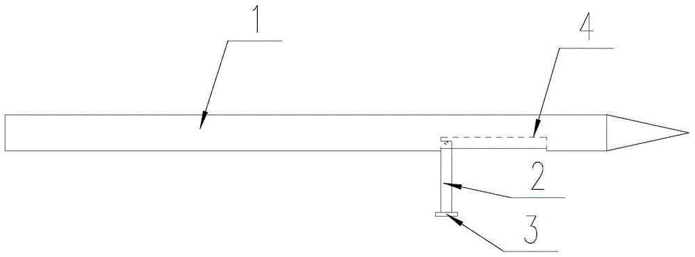 可收纳支杆的省力建筑钢凿的制作方法