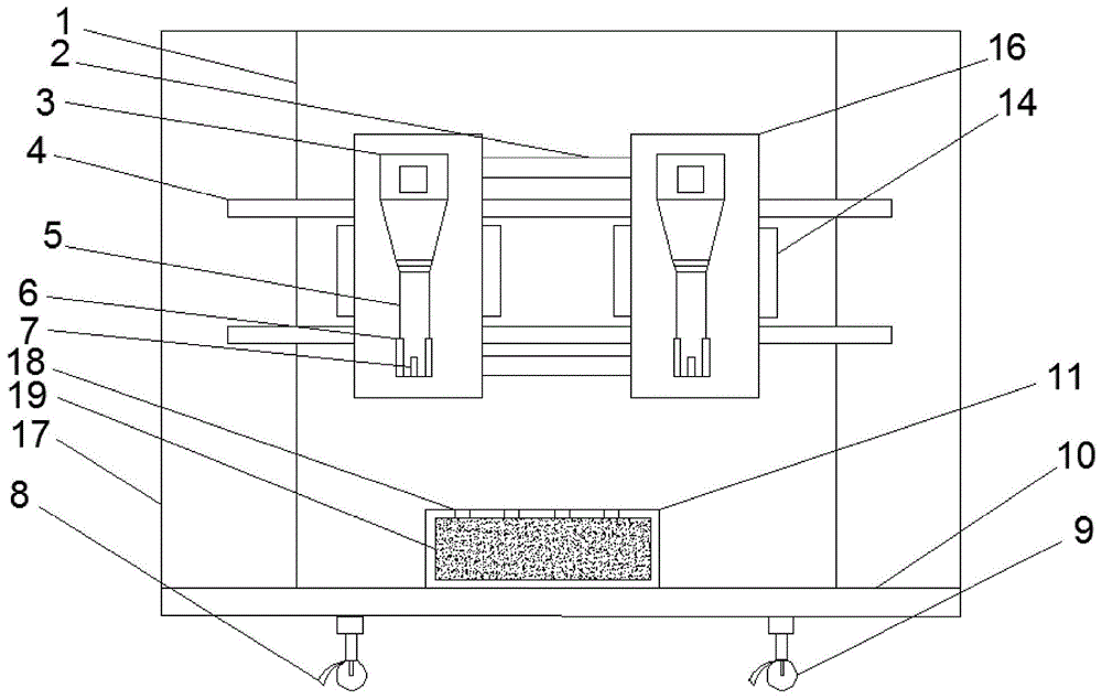 一种高效加油枪收纳箱的制作方法