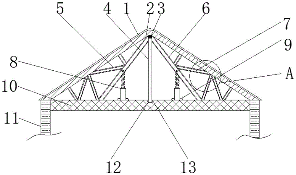 一种房屋建筑用桁架结构的制作方法