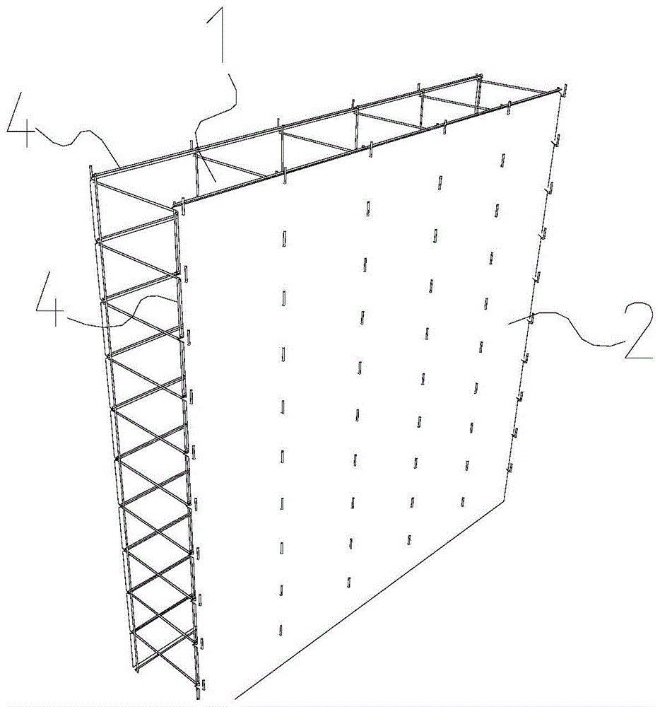 一种钢板钢丝网架及其组合墙体的制作方法