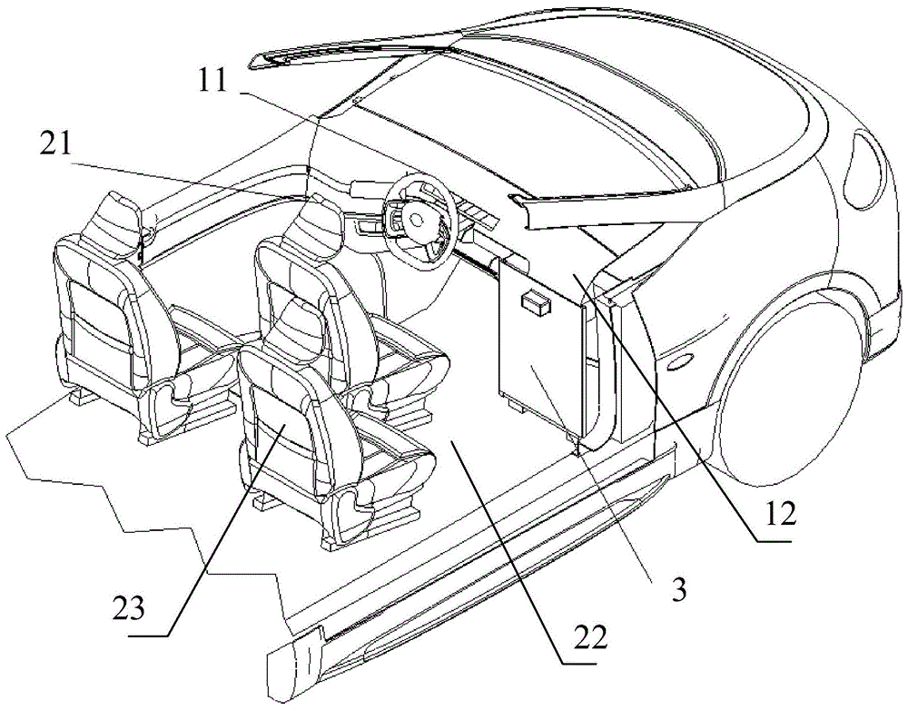 汽车车厢结构以及具有该车厢结构的汽车的制作方法