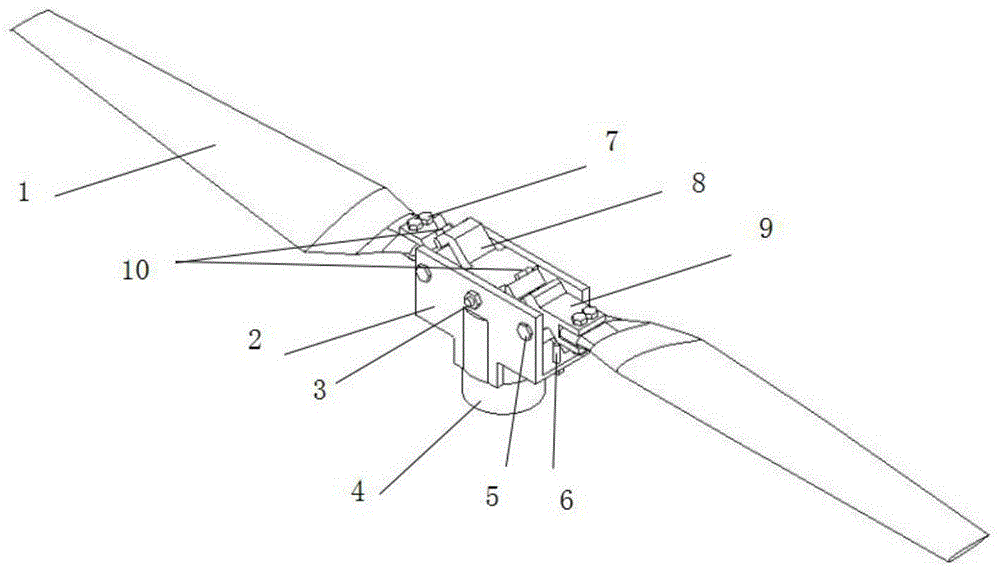 一种跷跷板式无人机旋翼结构的制作方法