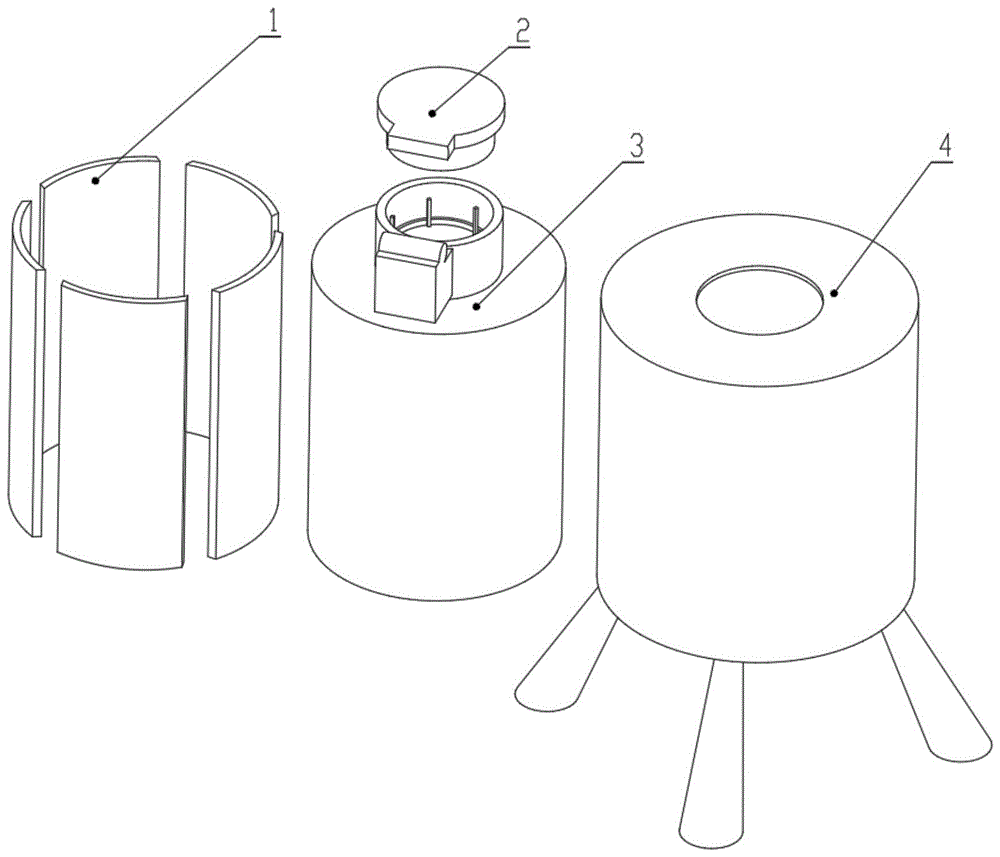 一种孢子油萃取后存放装置的制作方法