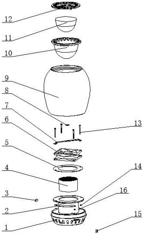 一种陶瓷空气净化加湿器的制作方法