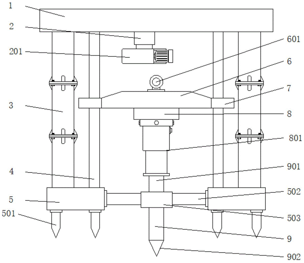 一种建筑工程用的锚杆施工装置的制作方法