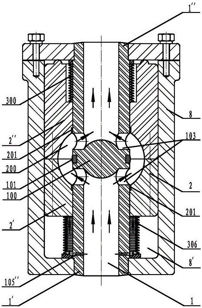 双阀体波纹管压力舱驱动芯管阀的制作方法