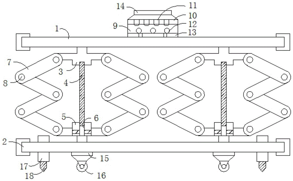 一种多功能的建筑施工临边围杆装置的制作方法