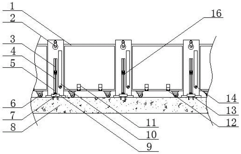 一种新型便于移动拼接的建筑安全护栏的制作方法