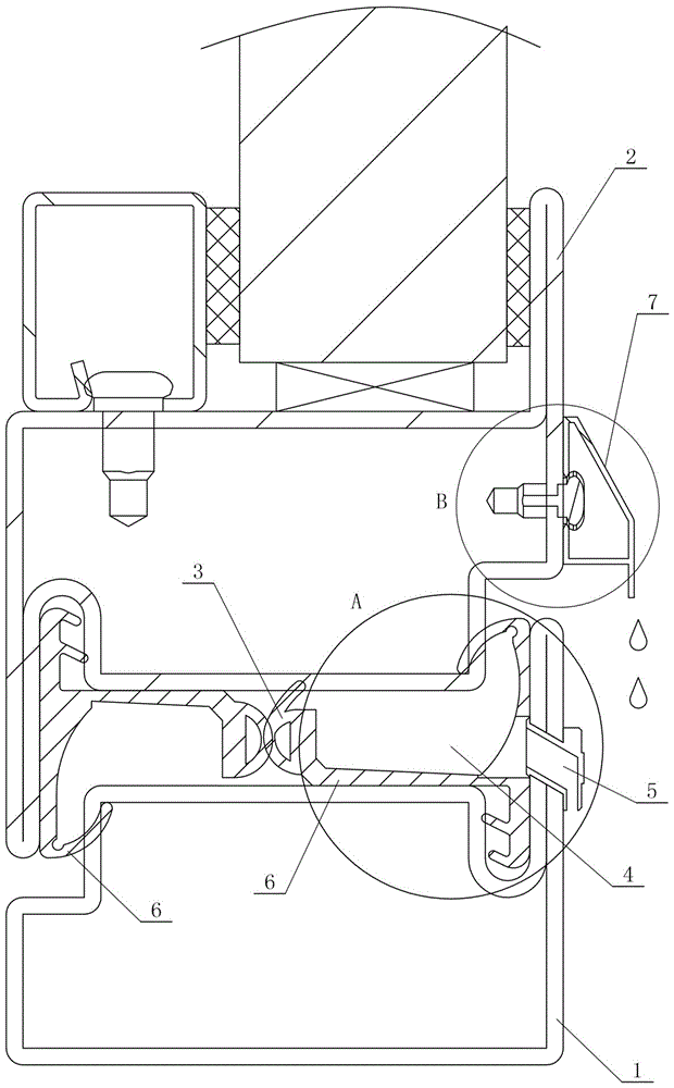 防水内开窗的制作方法