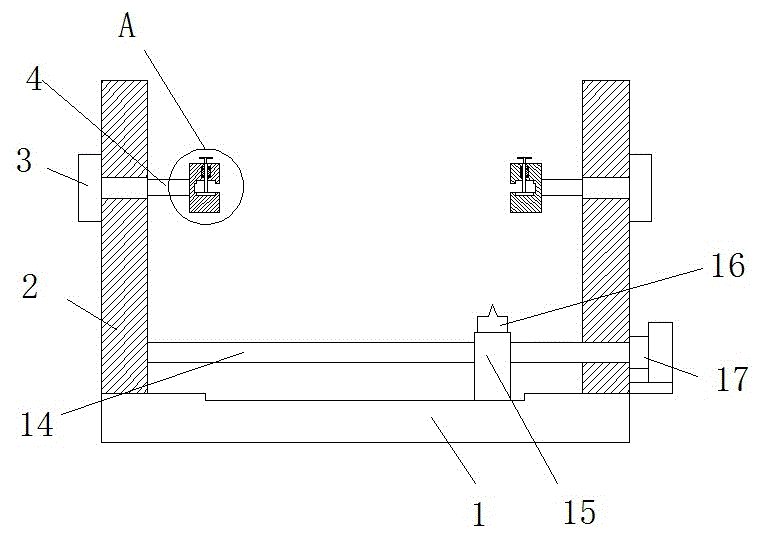 一种玻纤布质量测试平台的制作方法