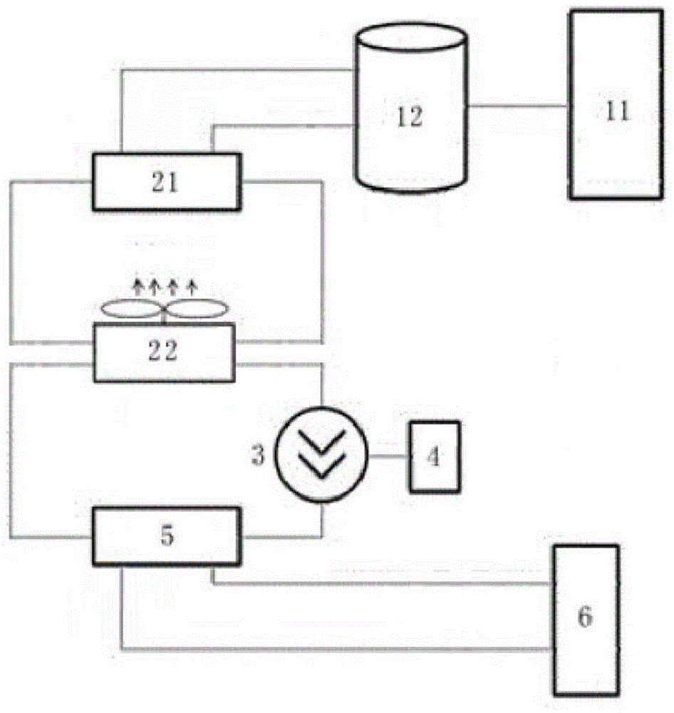 复叠式空气源热泵调节控制系统的制作方法