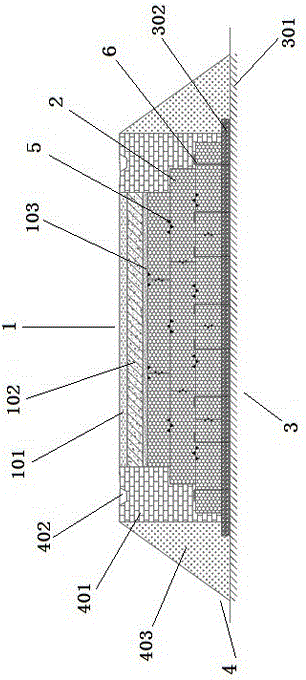 一种采用EPS路基板块填充的路堤结构的制作方法