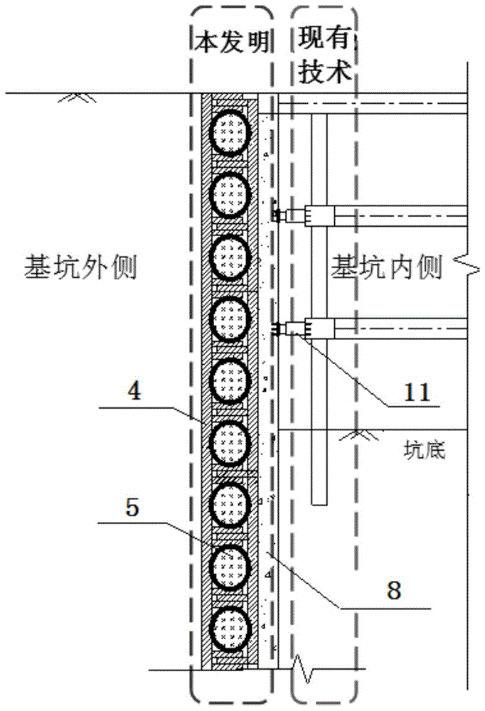 一种液压或气压位移伺服式组合围护结构的制作方法