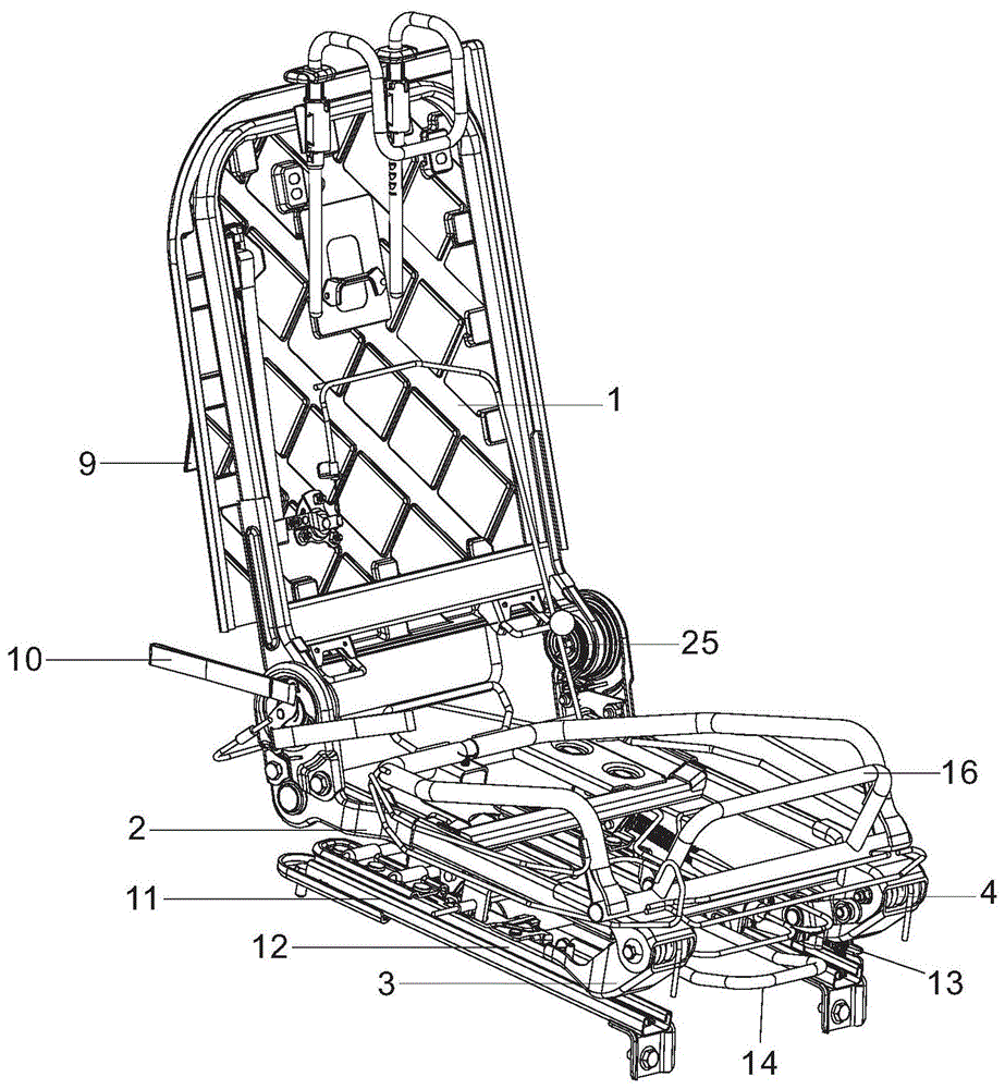 一种一键式座椅调节装置的制作方法