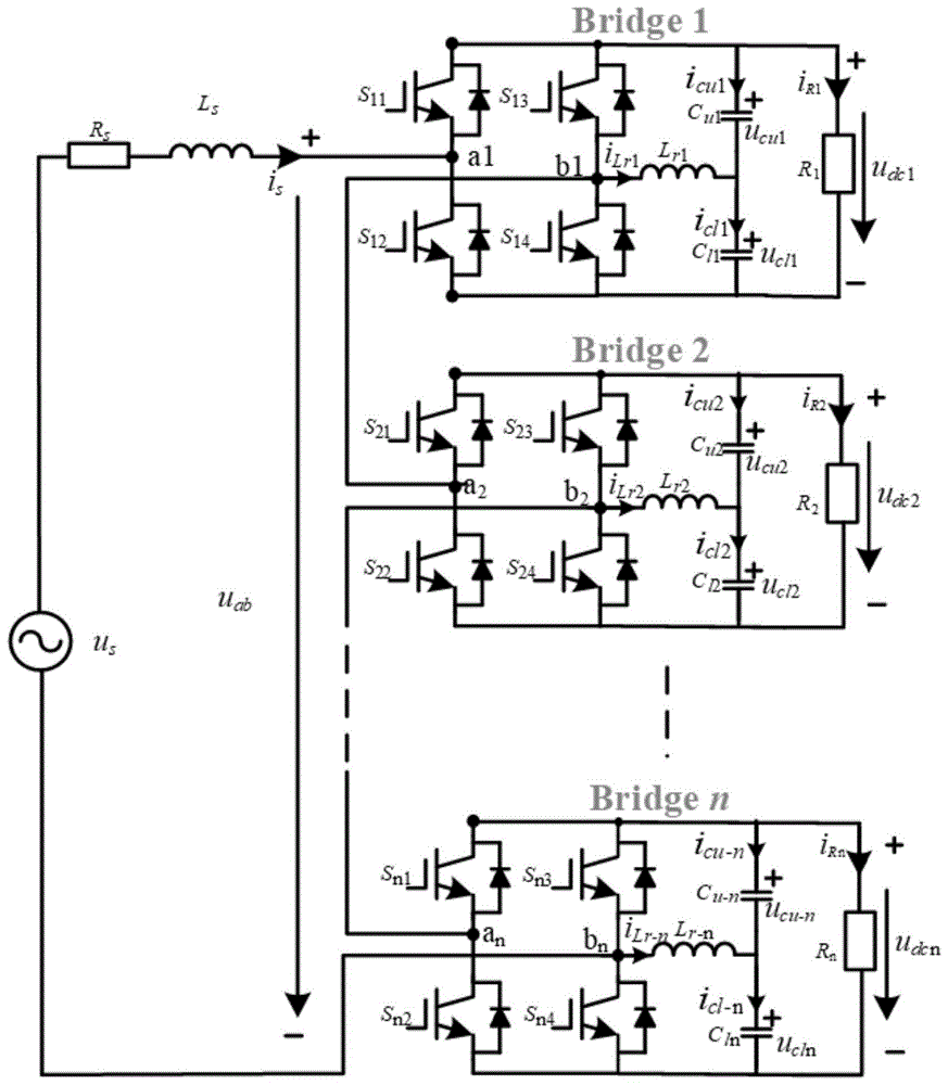 单相器件复用式有源功率解耦级联整流器及其控制方法与流程